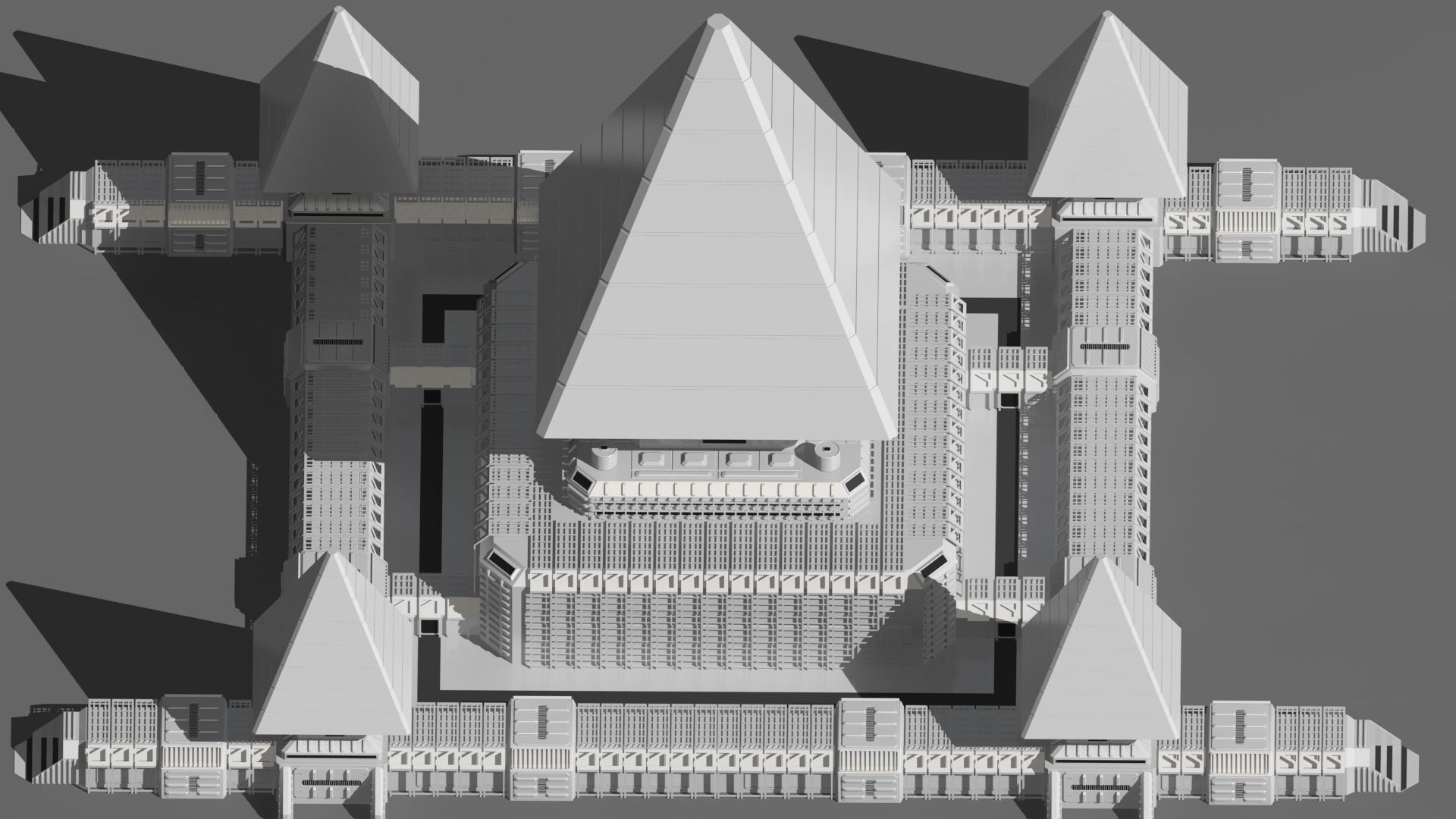 sci fi base  3D model_9