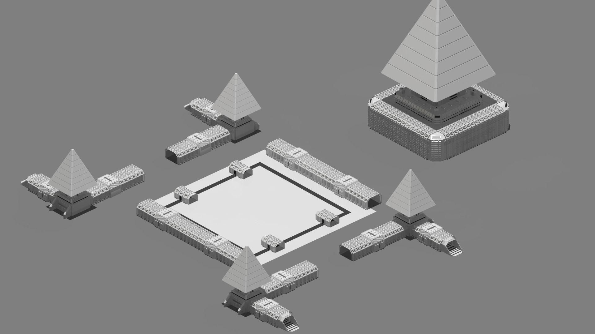 sci fi base  3D model_18