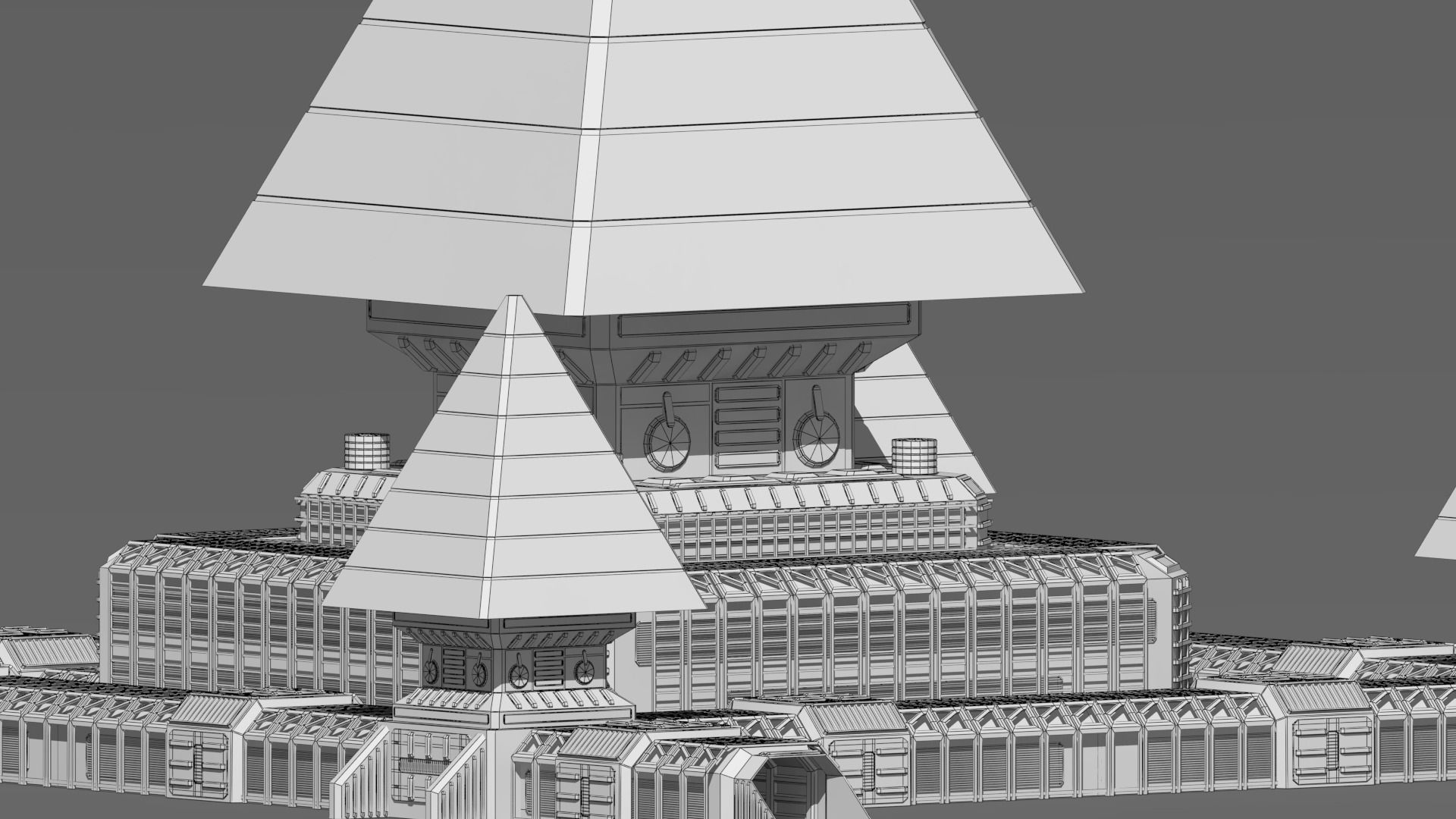 sci fi base  3D model_14