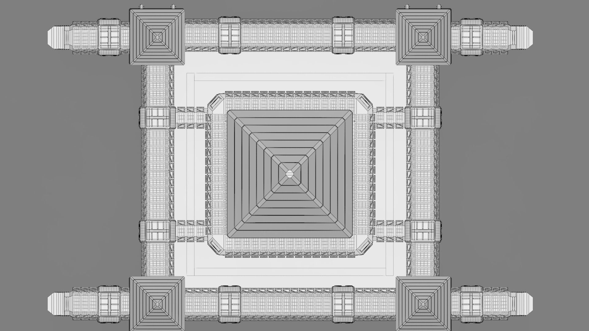 sci fi base  3D model_15