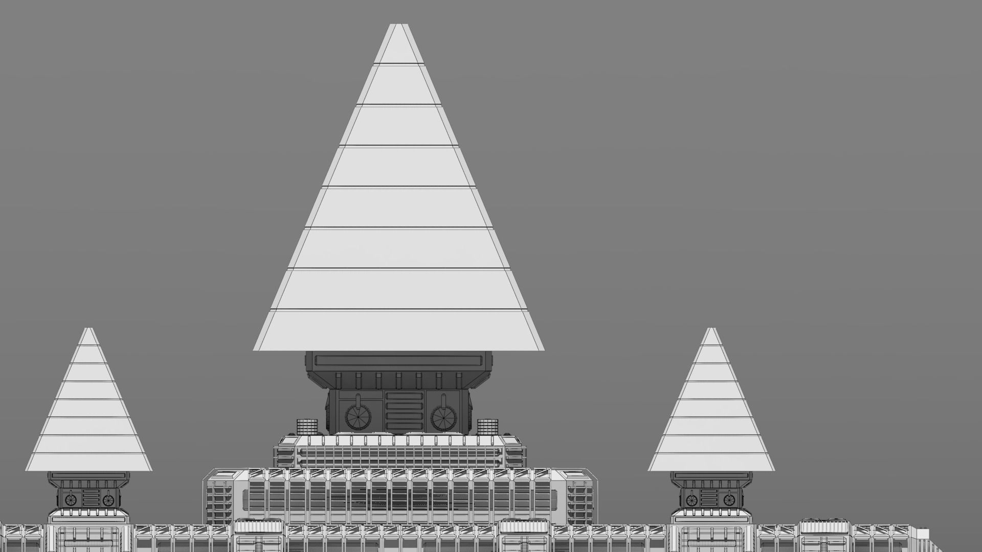 sci fi base  3D model_16