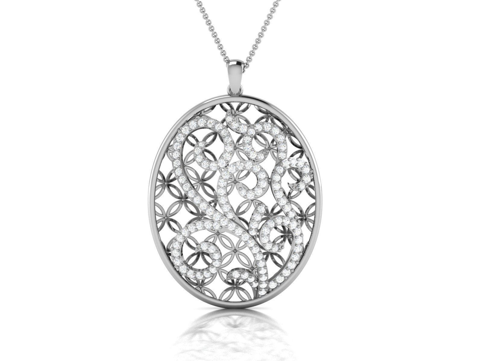 36 Light Weight Pendant Earrings set 3dm render details 3D print model_28