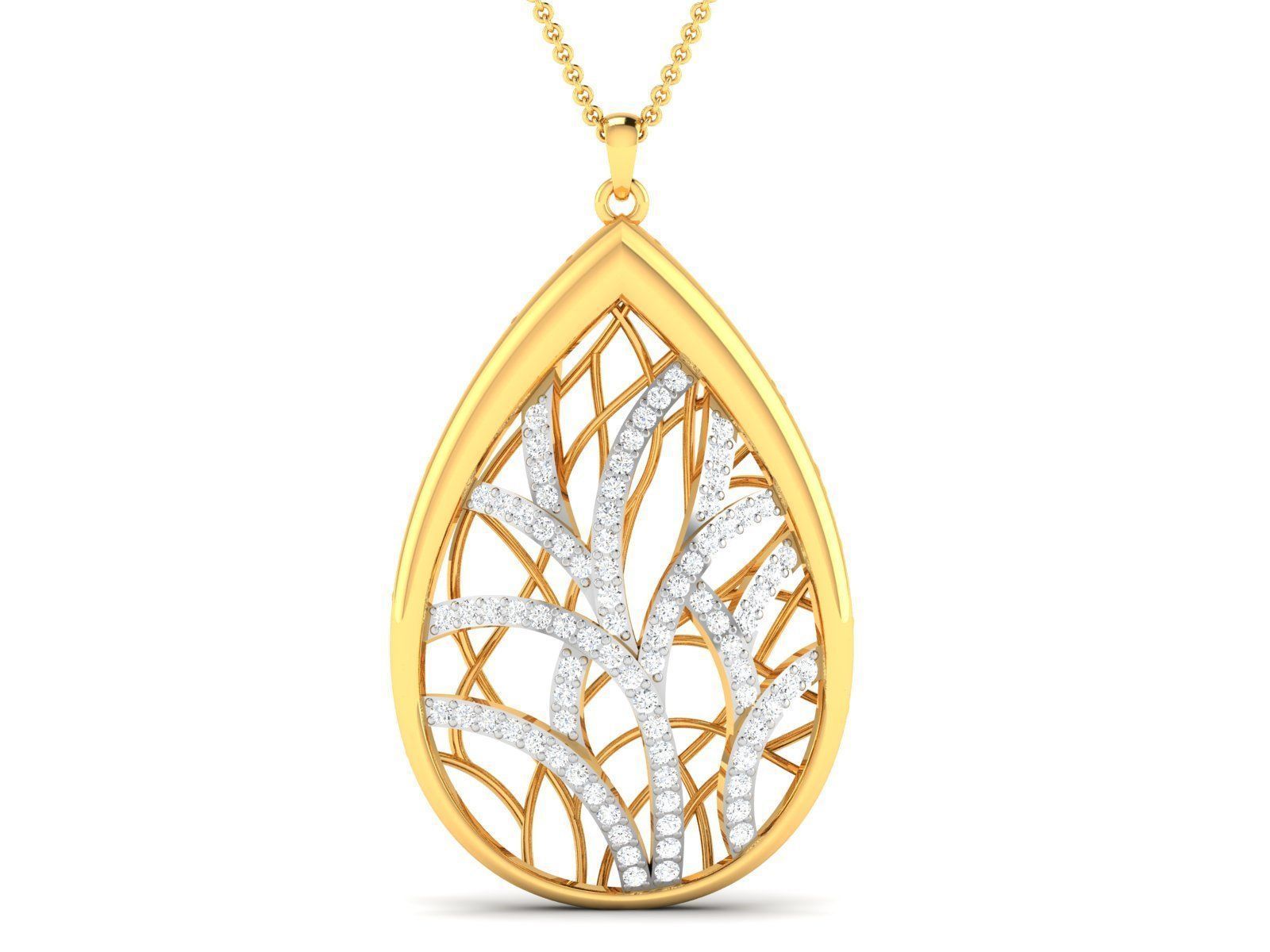 36 Light Weight Pendant Earrings set 3dm render details 3D print model_26