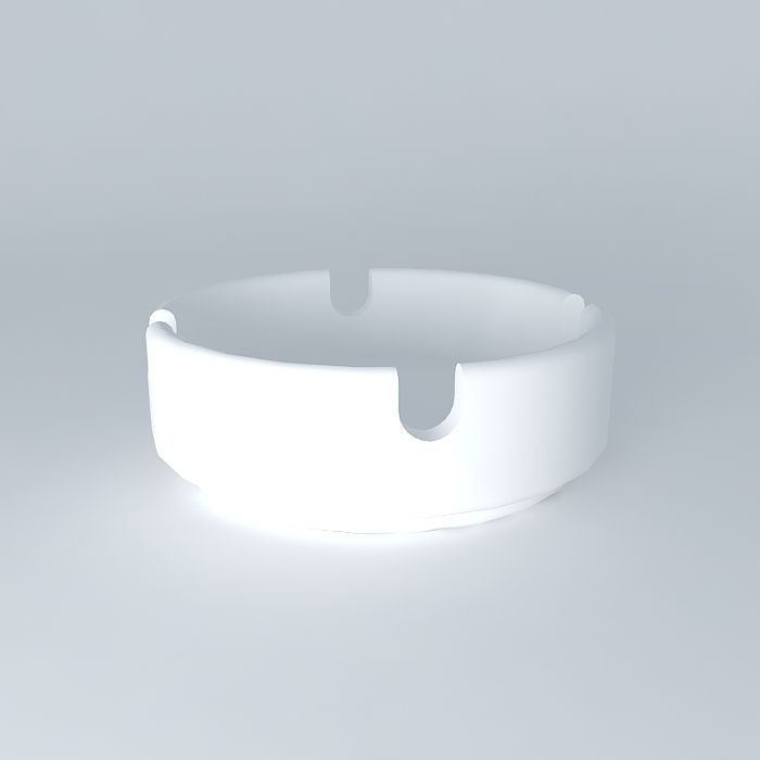 Regular Ashtray Free 3D model_2