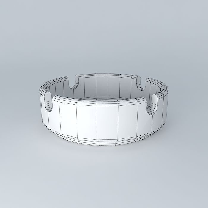 Regular Ashtray Free 3D model_4