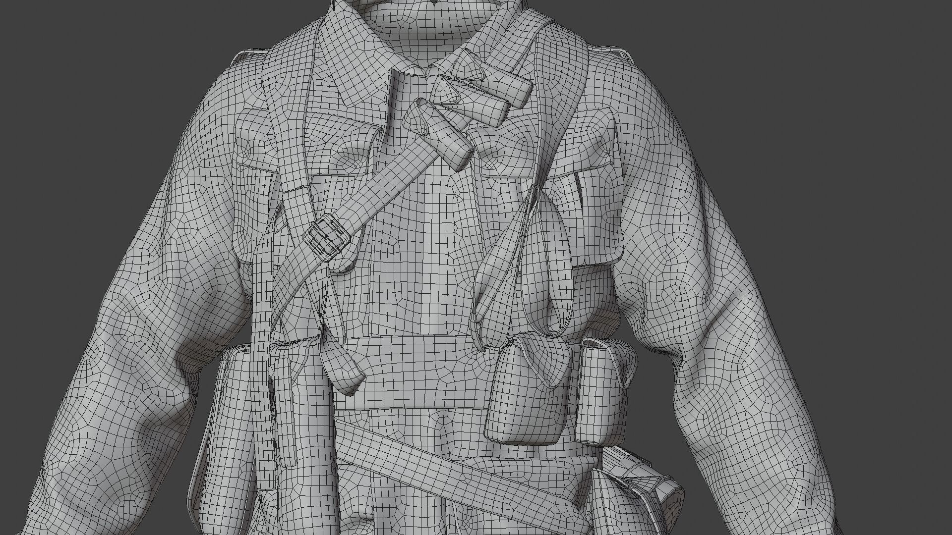 SOLDIER WWII Germany 3D model_32