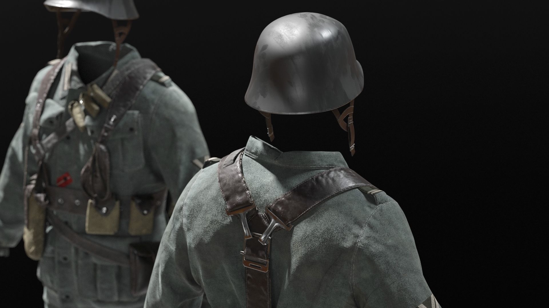 SOLDIER WWII Germany 3D model_4