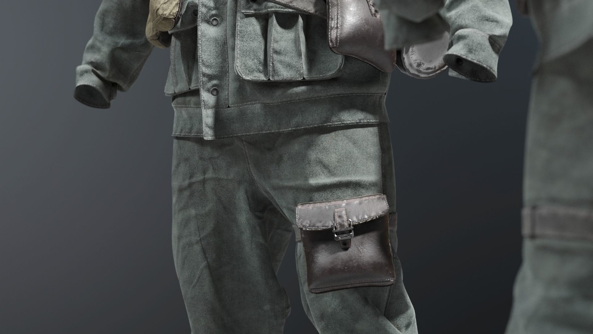 SOLDIER WWII Germany 3D model_9