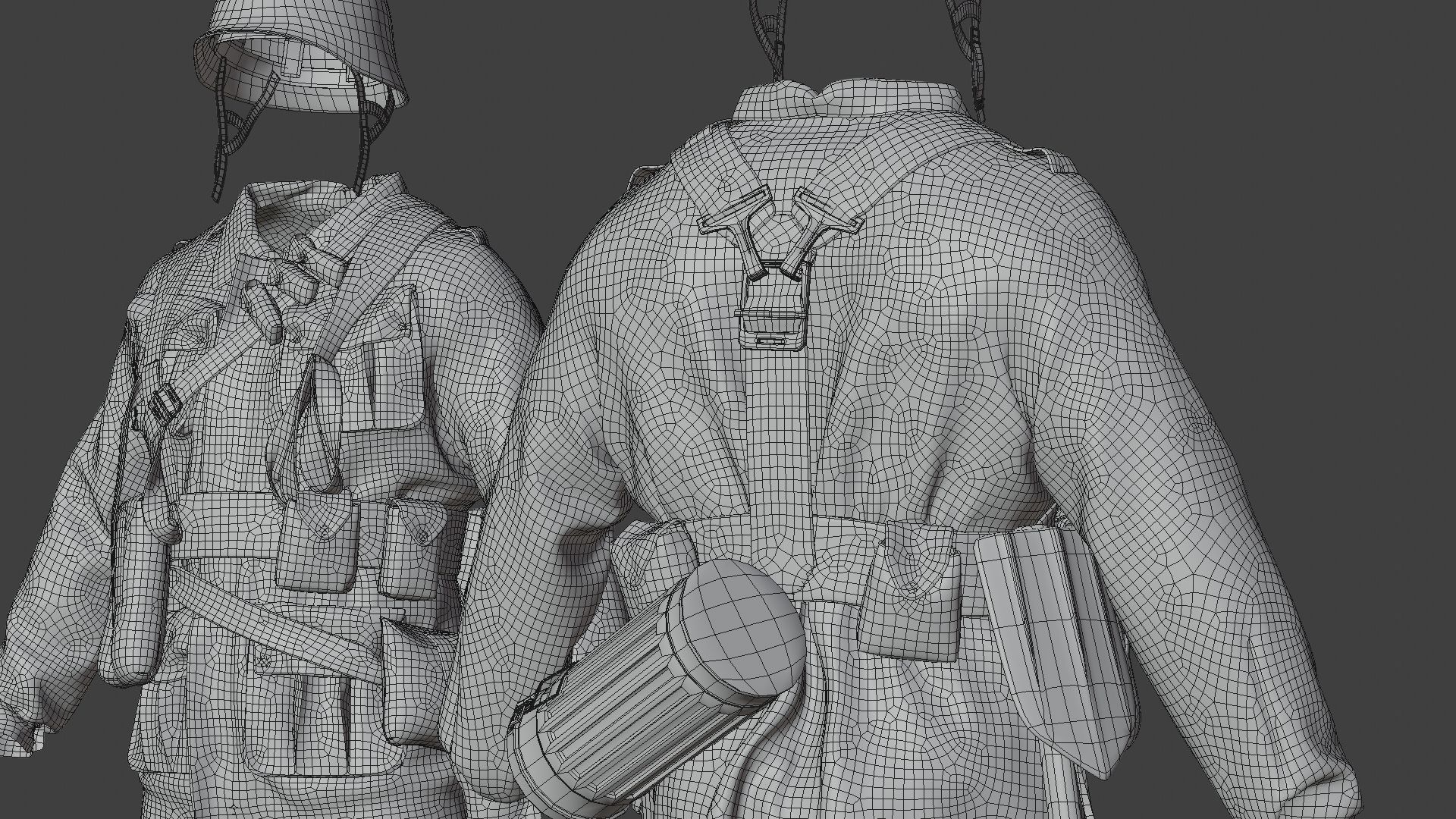 SOLDIER WWII Germany 3D model_36