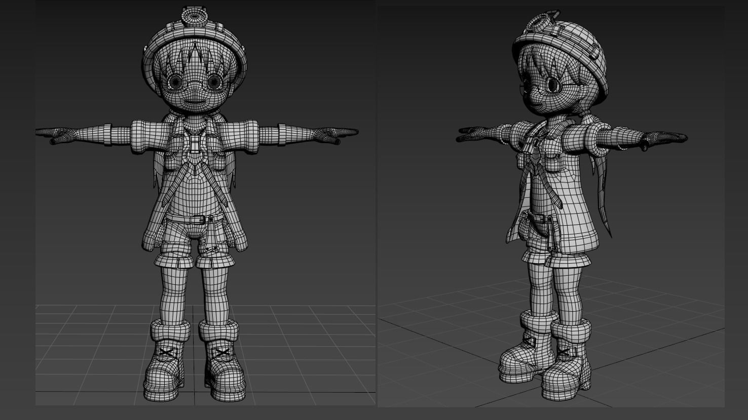 Riko Anime Made in Abyss VRChat 3D model_4