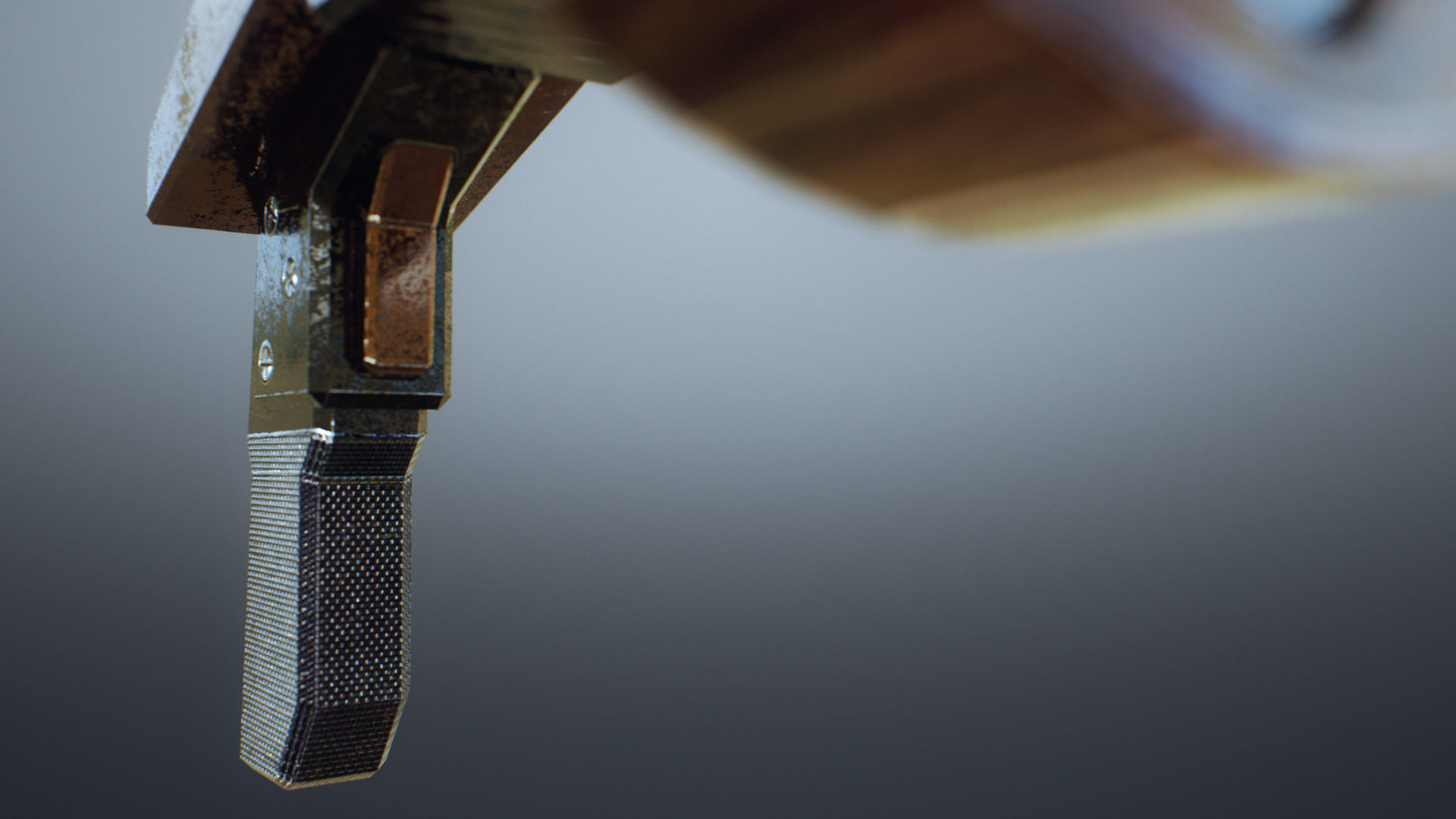 Gun Lowpoly PBR sci-fi weapon Low-poly 3D model_4