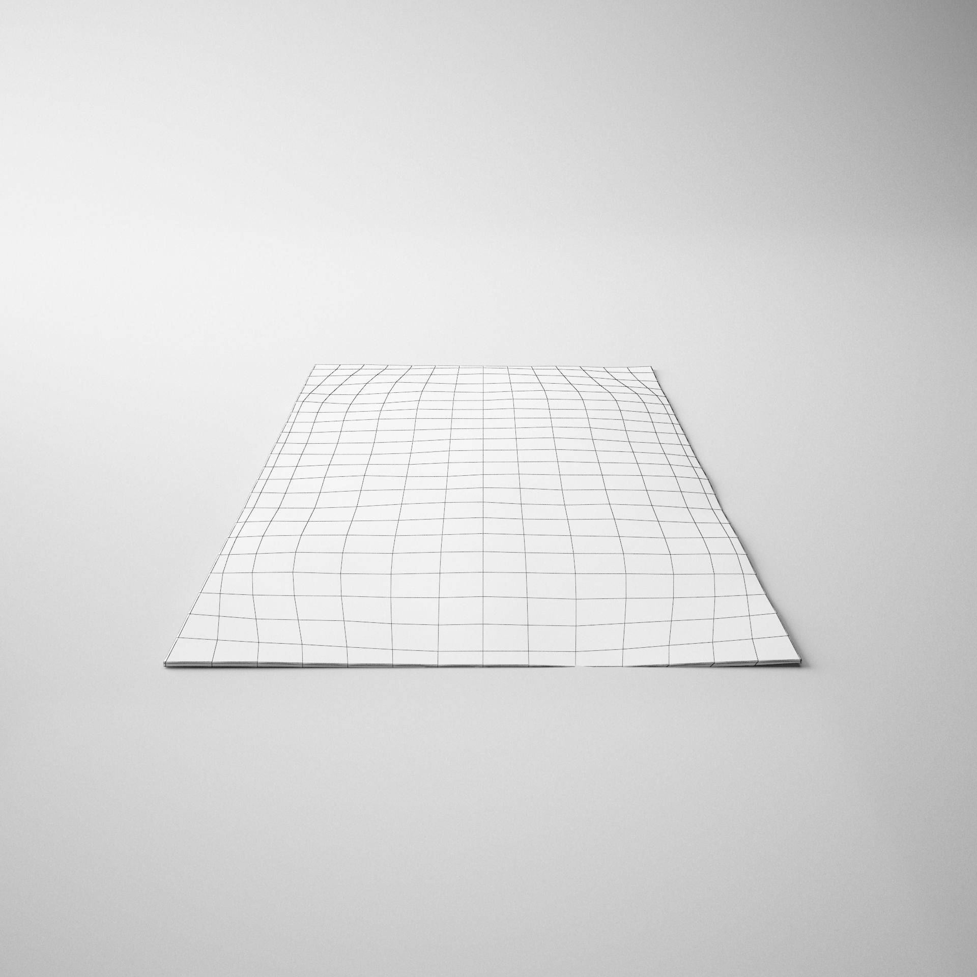 The Dark Contemporary Carpet - Rug Low-poly 3D model_1