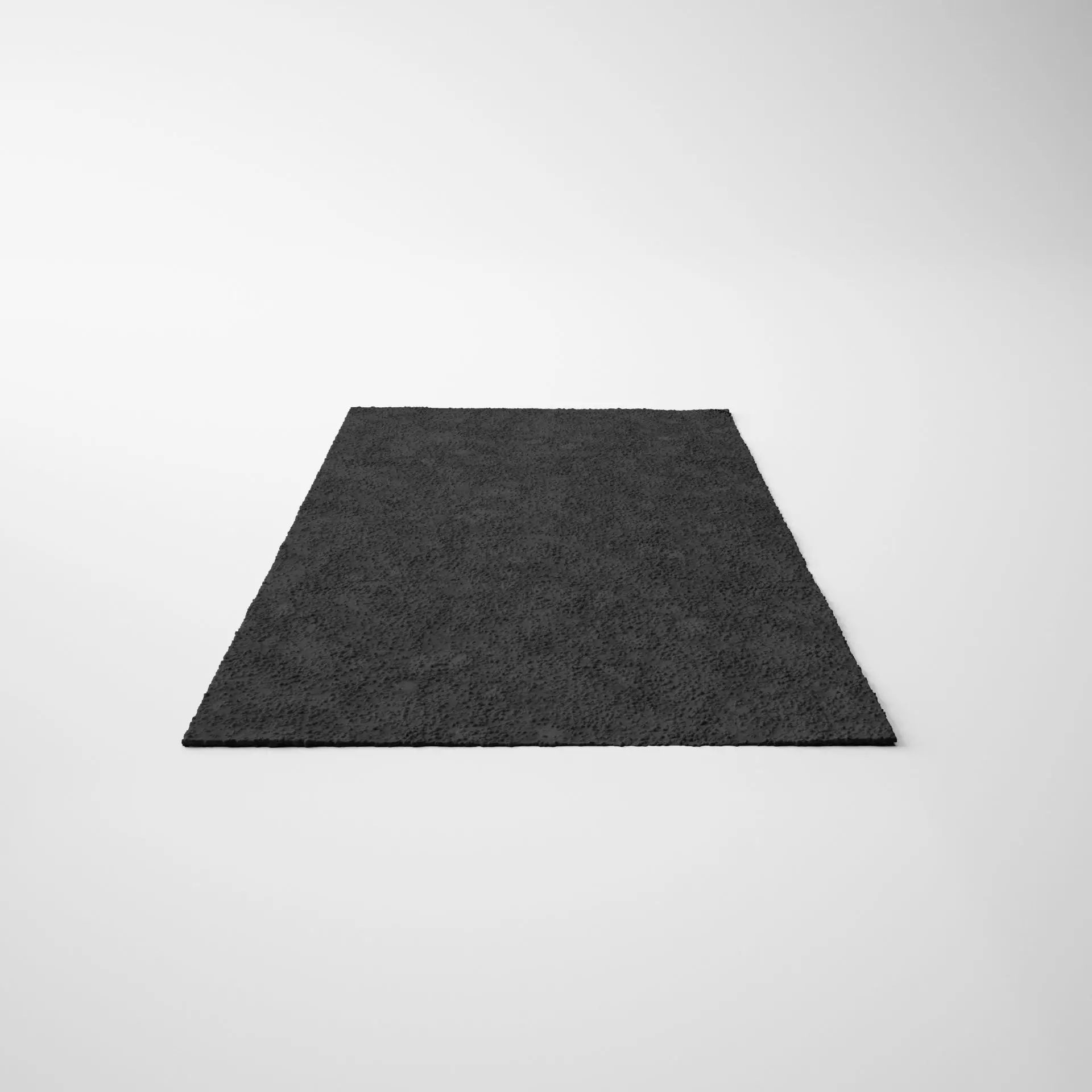The Dark Contemporary Carpet - Rug Low-poly 3D model_0