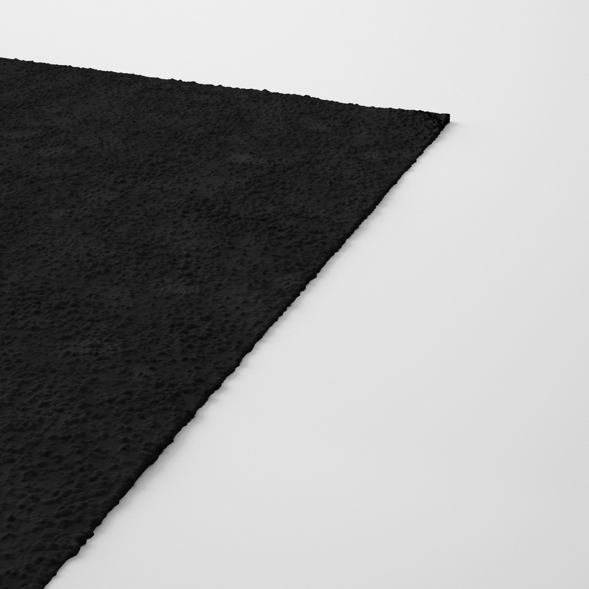 The Dark Contemporary Carpet - Rug Low-poly 3D model_2