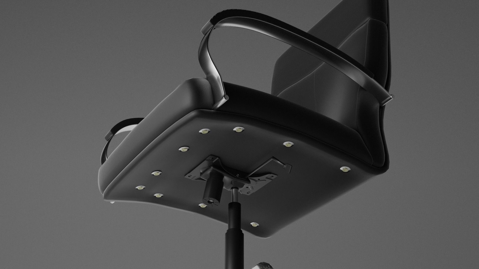 desk chair Free 3D model_1