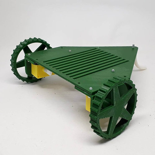 Robot kit Rovy2W for FIT00016 DC Gear Motor Free 3D print model