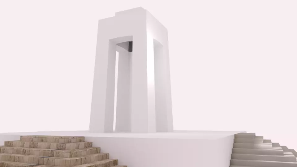 City Decor Free low-poly 3D model