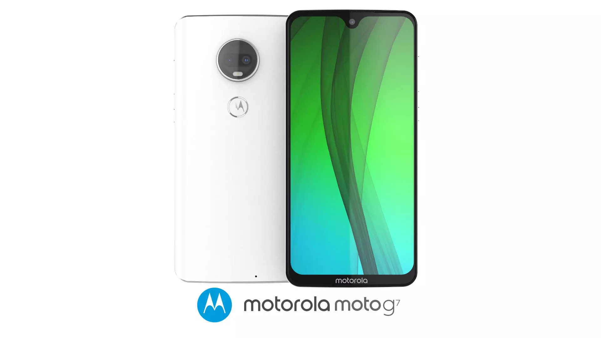 Motorola Moto G7 White 3D model_0