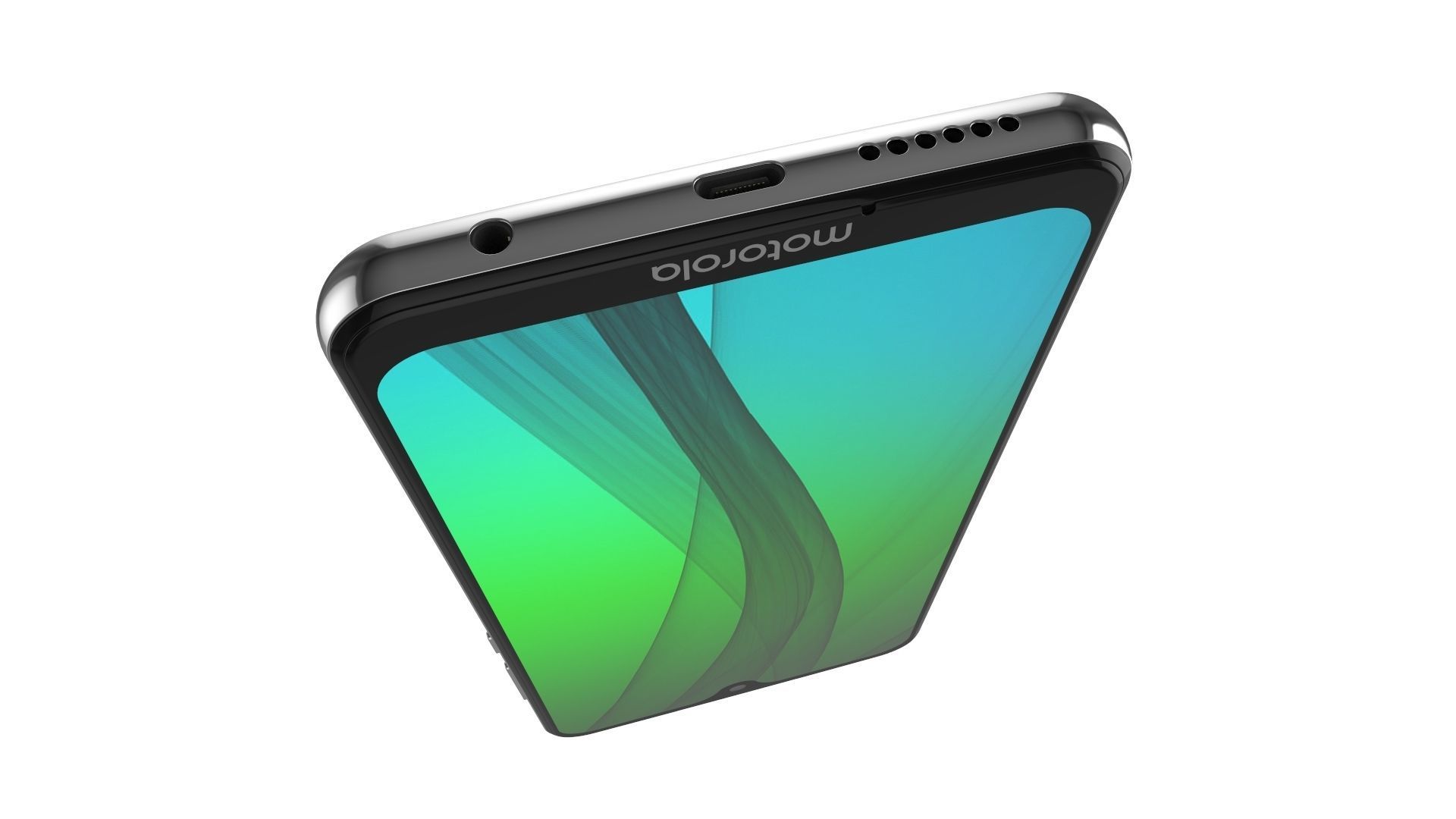 Motorola Moto G7 White 3D model_14