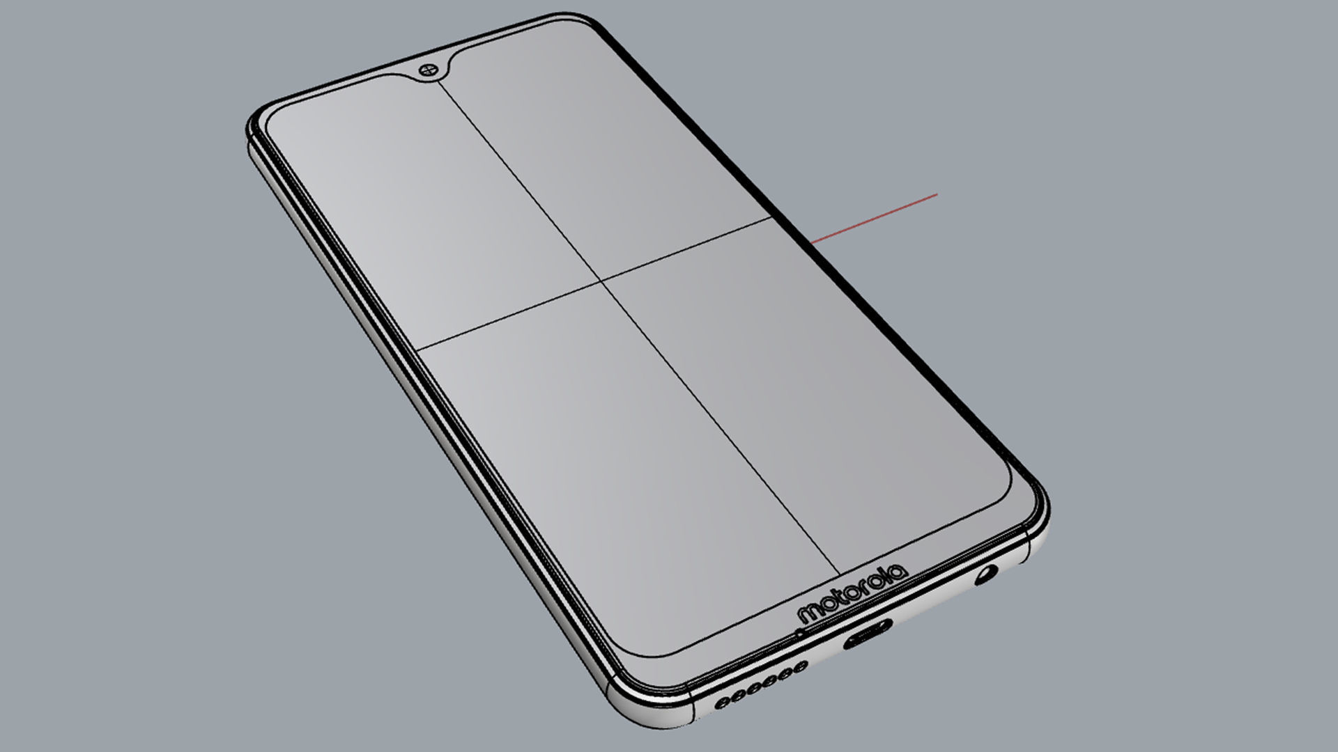 Motorola Moto G7 White 3D model_20