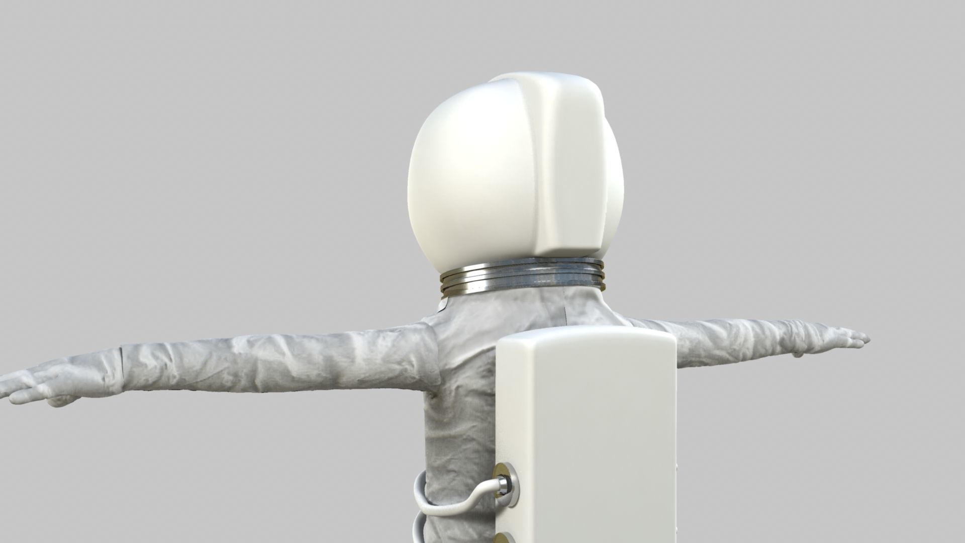 Astronaut Cartoon 3D model_19