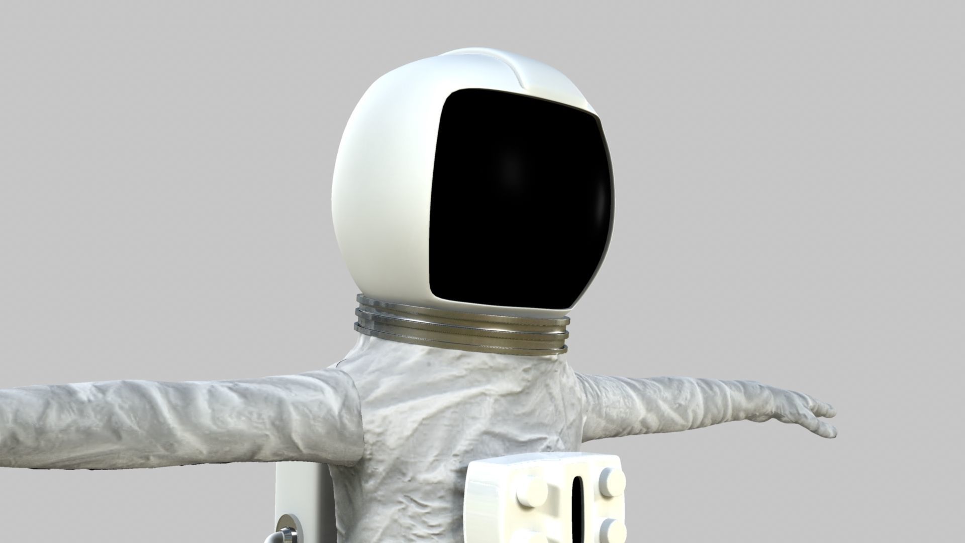 Astronaut Cartoon 3D model_23
