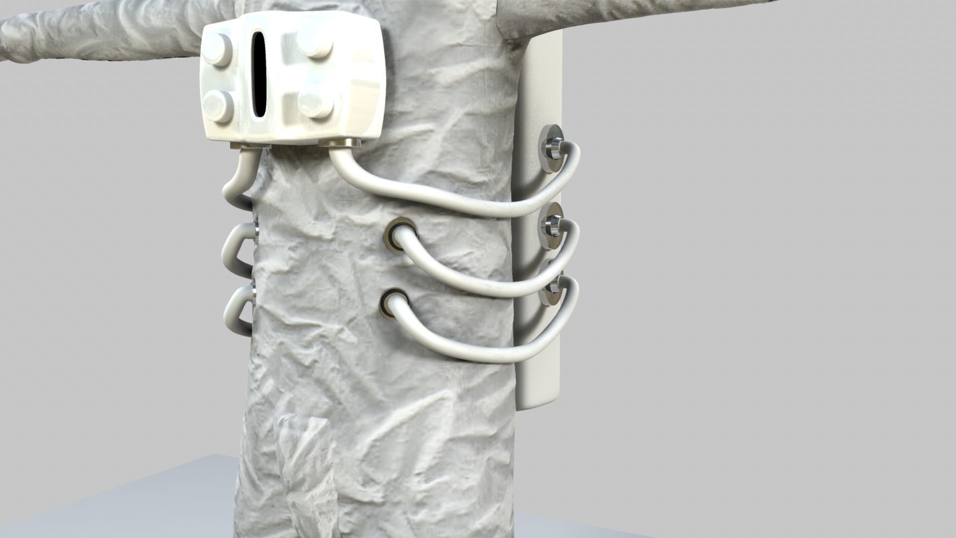 Astronaut Cartoon 3D model_26