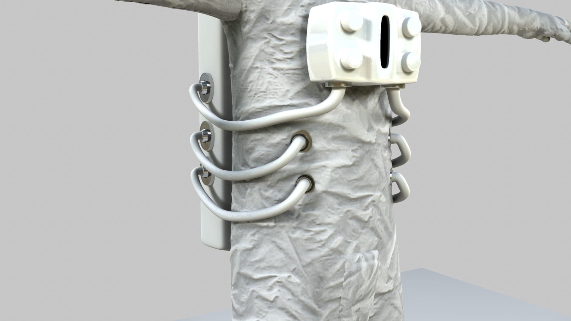 Astronaut Cartoon 3D model_29