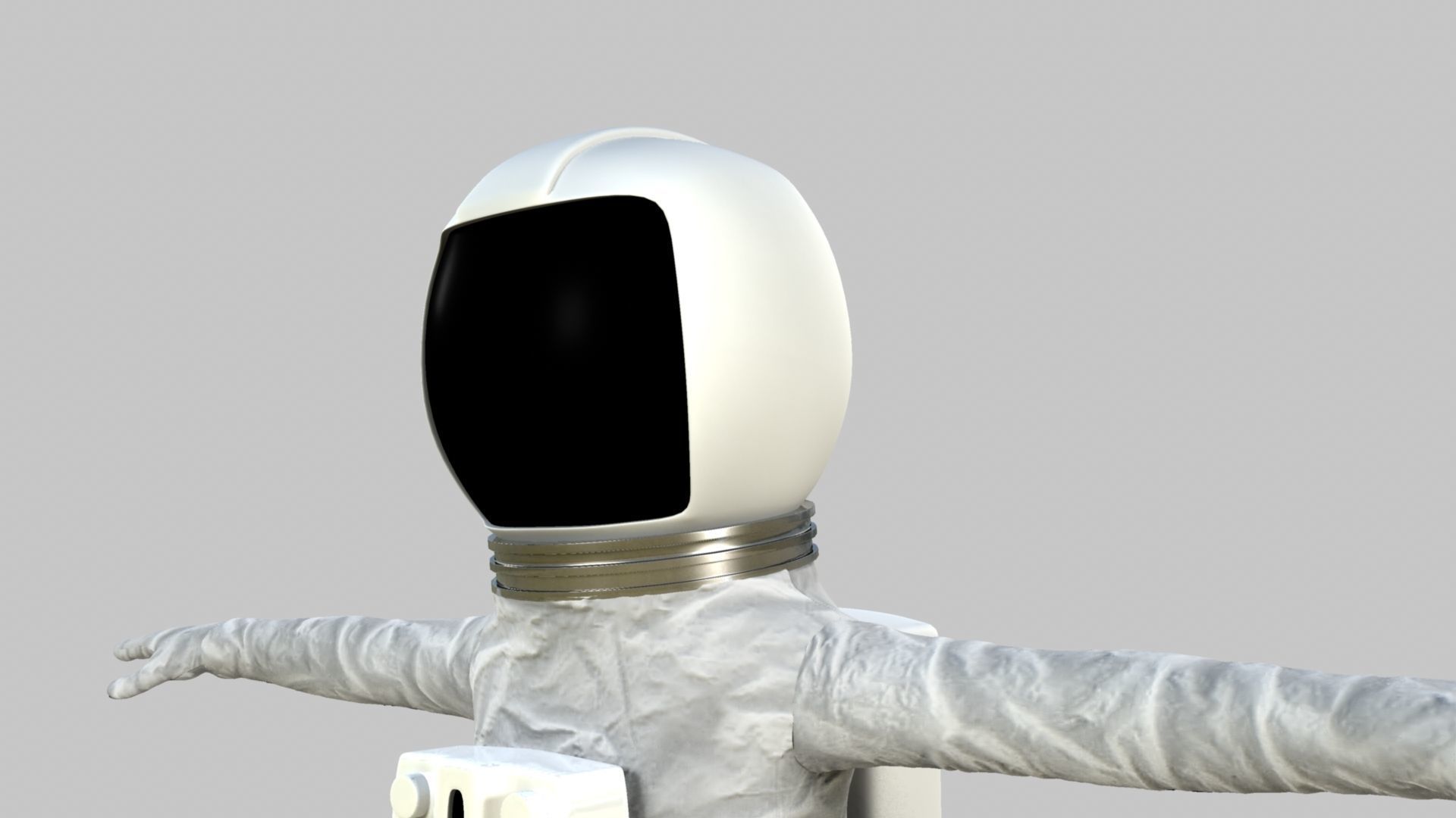 Astronaut Cartoon 3D model_21
