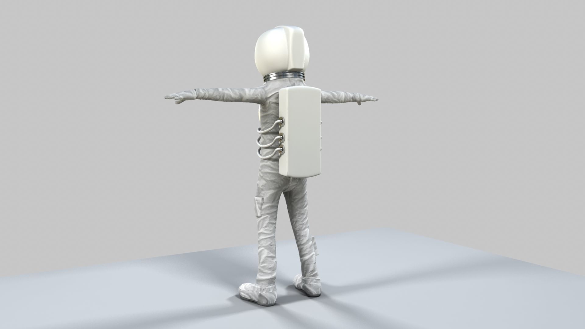 Astronaut Cartoon 3D model_18