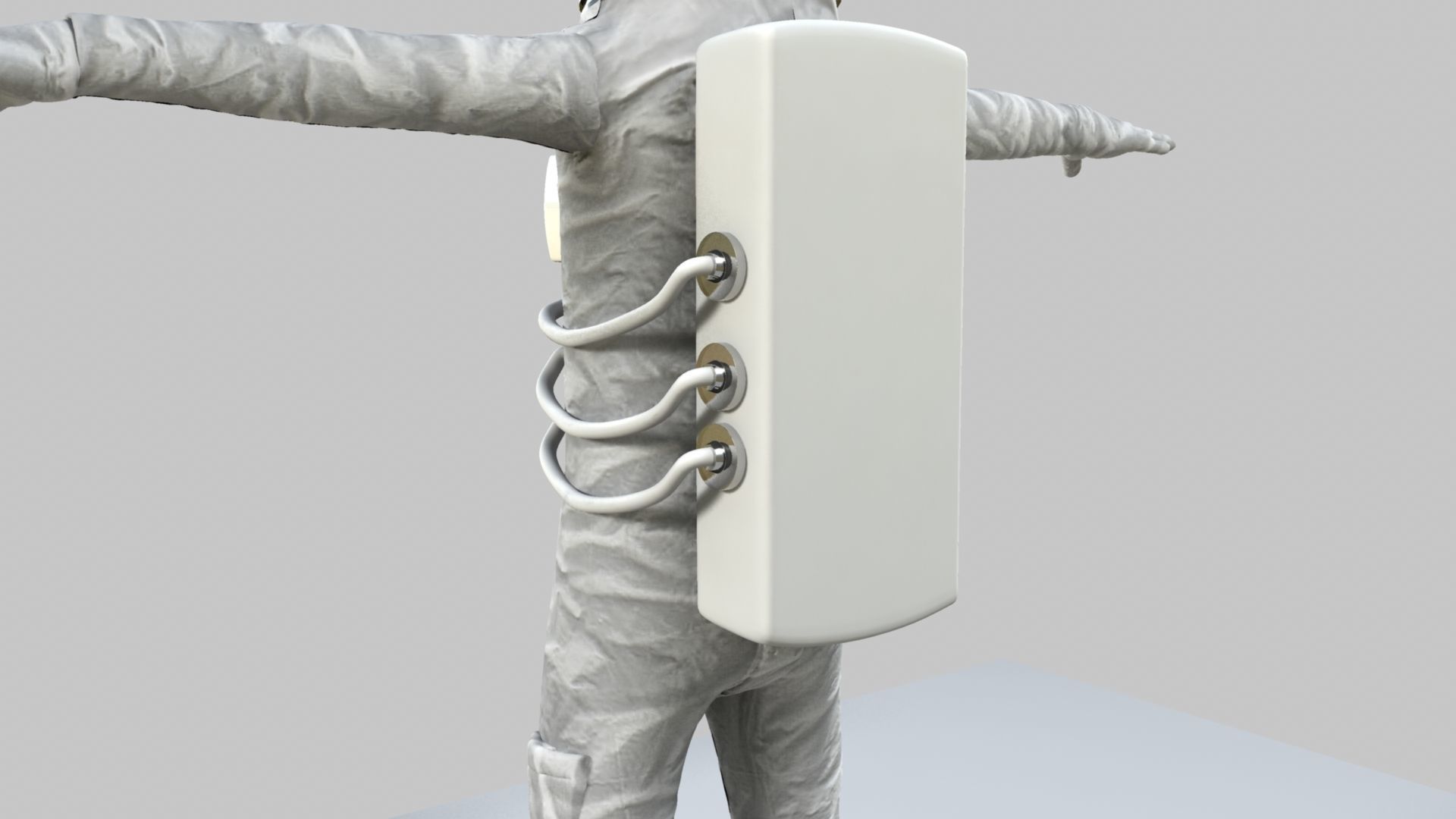 Astronaut Cartoon 3D model_22