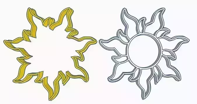 Sun Cookie Cutter set