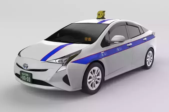 Japanese Taxi Kojin TOYOTA Prius2016