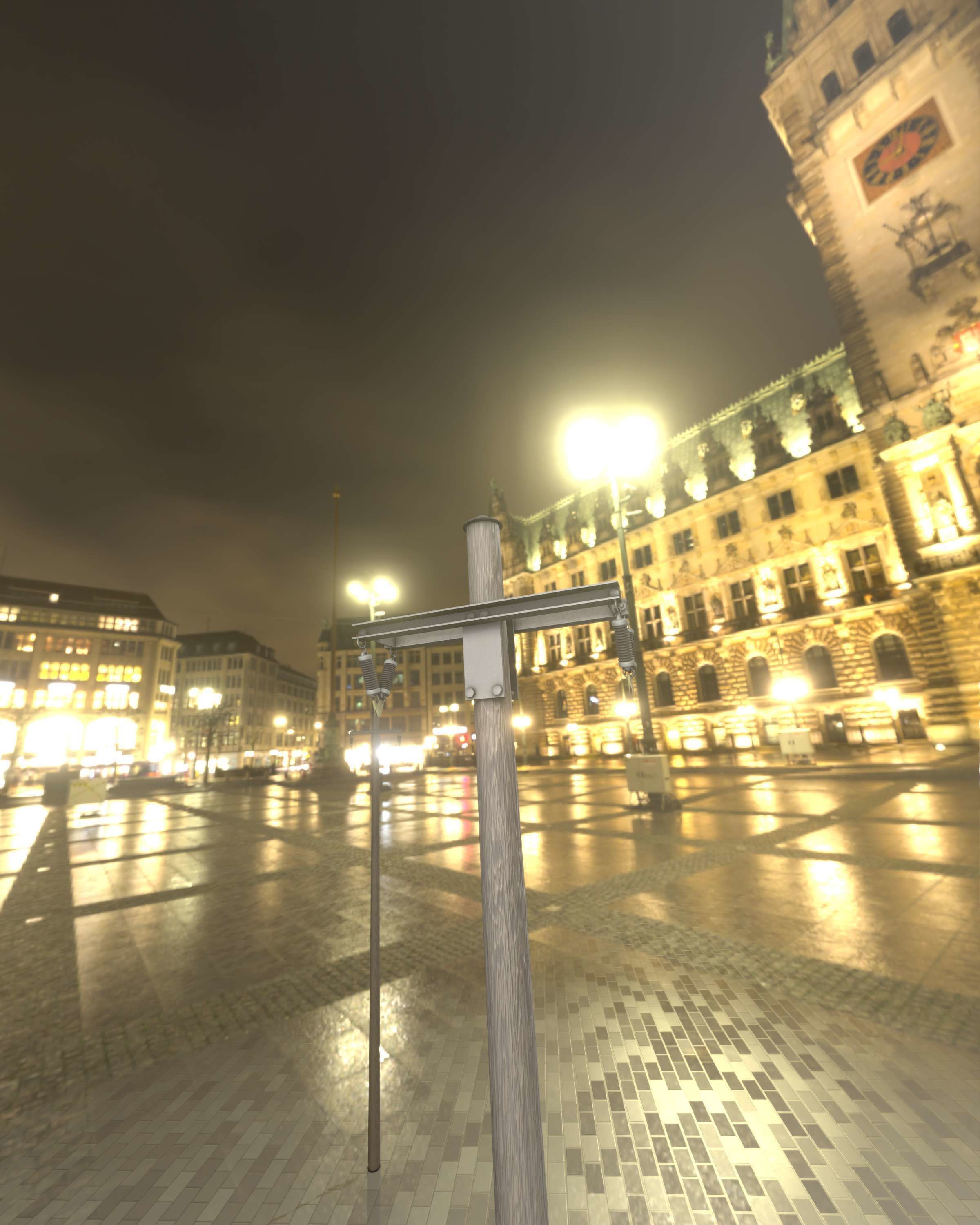 Wood Electricity Poles - Object 009 Low-poly 3D model_38