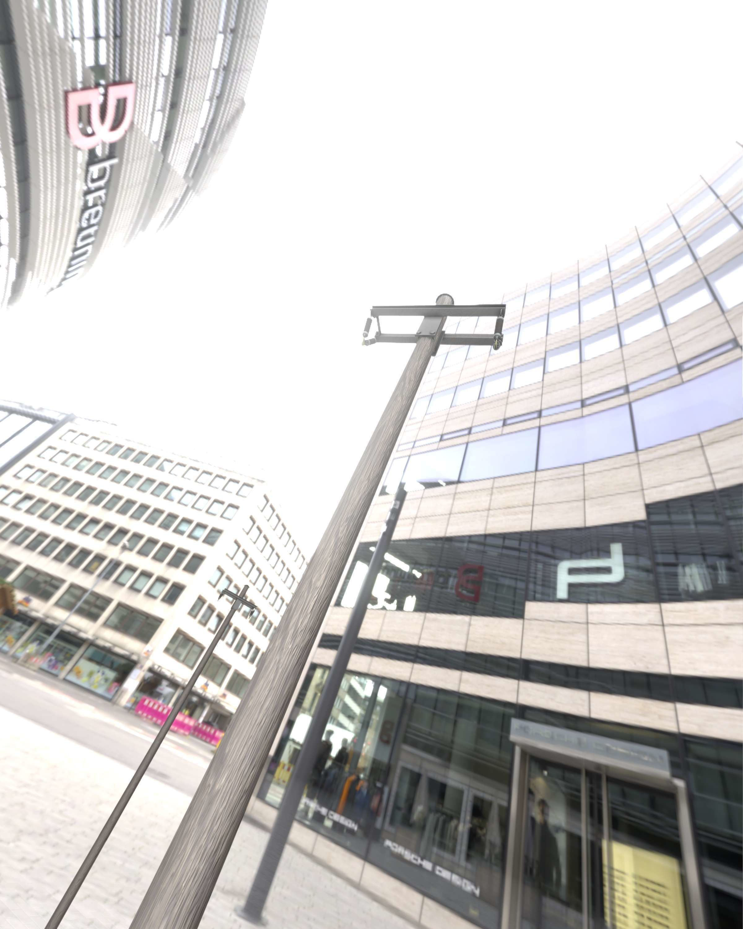 Wood Electricity Poles - Object 009 Low-poly 3D model_43