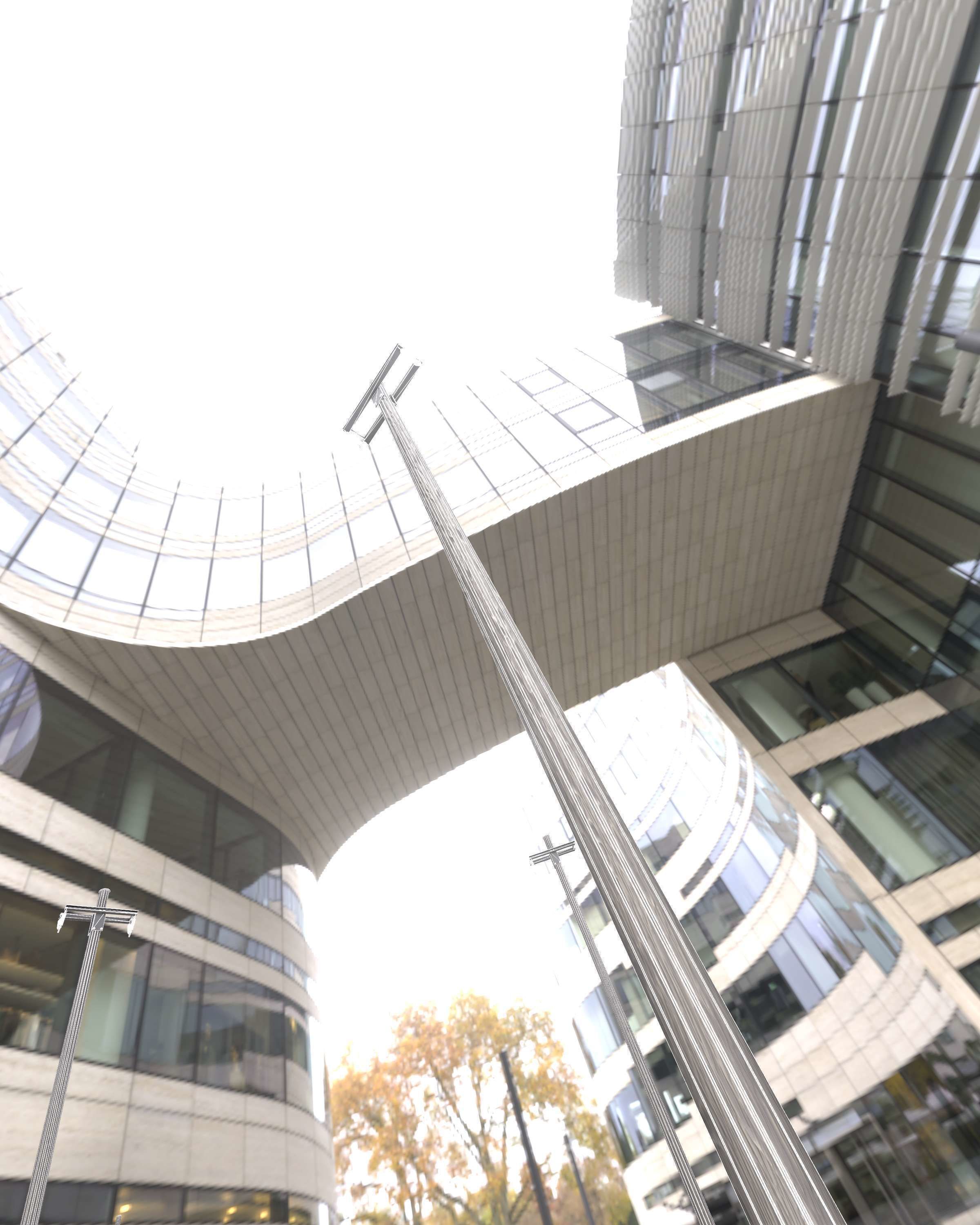 Wood Electricity Poles - Object 009 Low-poly 3D model_29