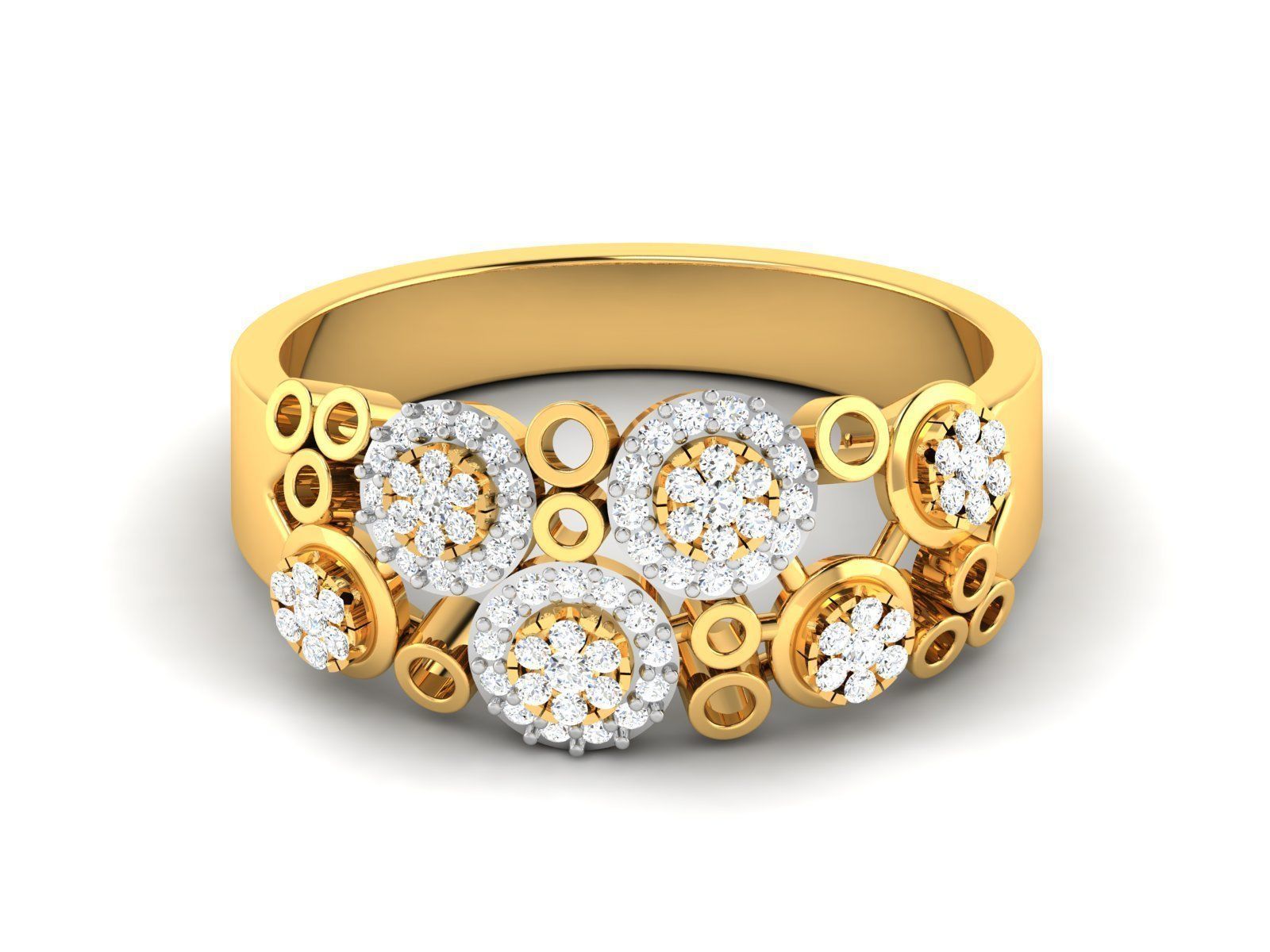 31 Women Ring 3dm render details bulk collection  3D print model_20