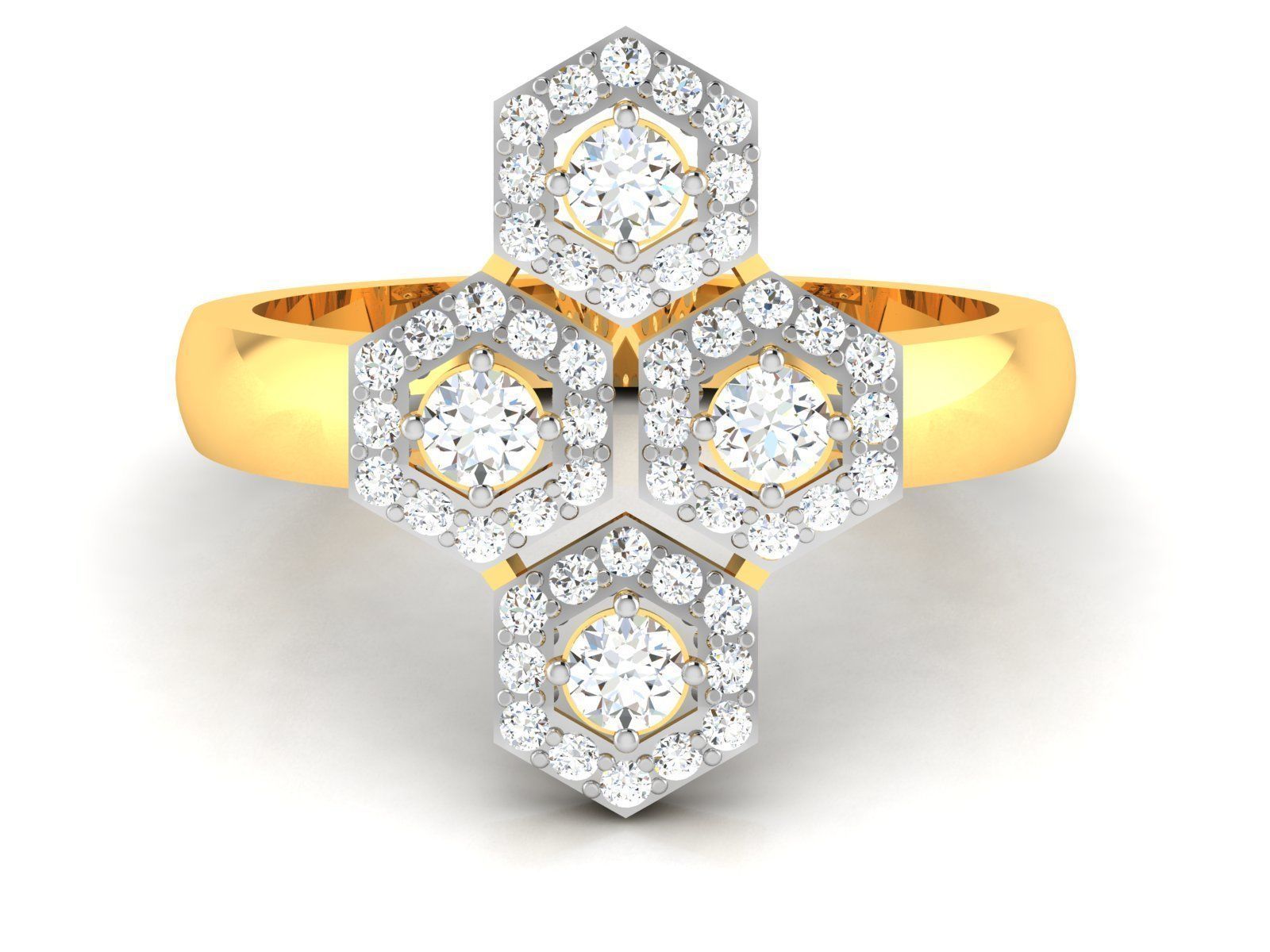 31 Women Ring 3dm render details bulk collection  3D print model_9