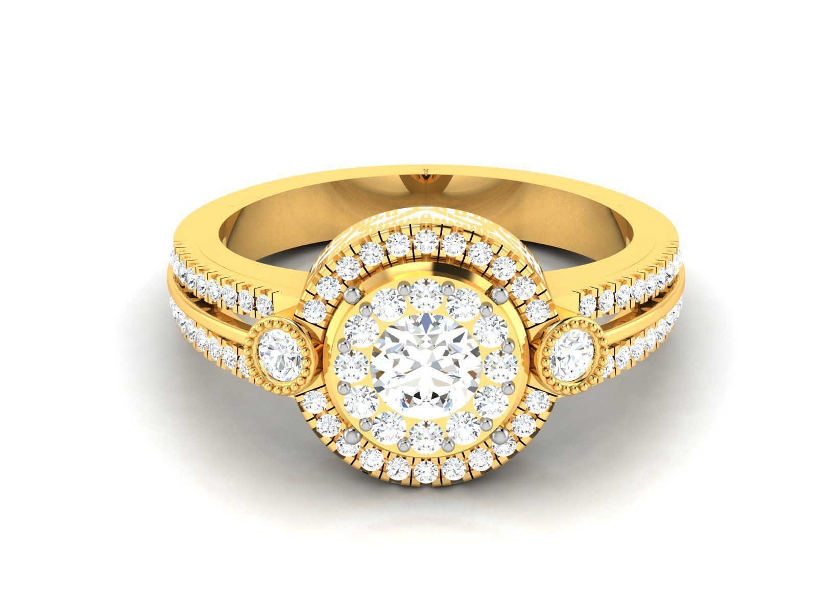 31 Women Ring 3dm render details bulk collection  3D print model_14