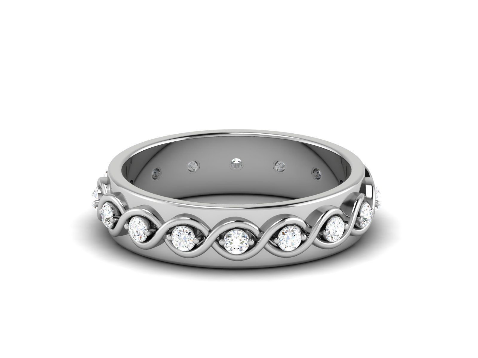 31 Women Ring 3dm render details bulk collection  3D print model_23