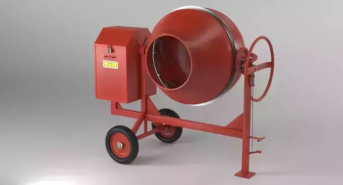 Cement Mixer Dirty and Clean