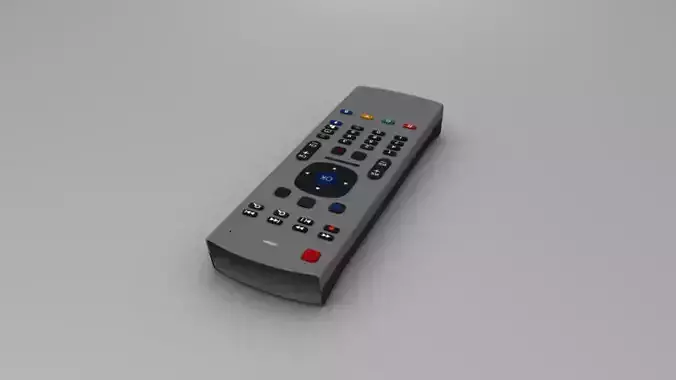 Mouse tv remote controller Low-poly 3D model