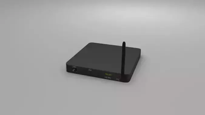 Android tv box 3D model