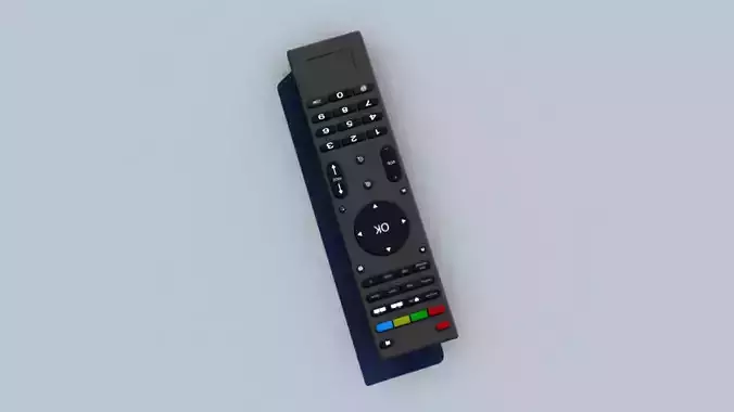Remote controller for android tv 3D model