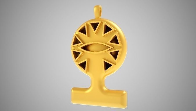 Protective Eye Necklace 3D print model