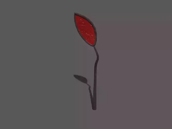 Alien Flora  Low-poly 3D model