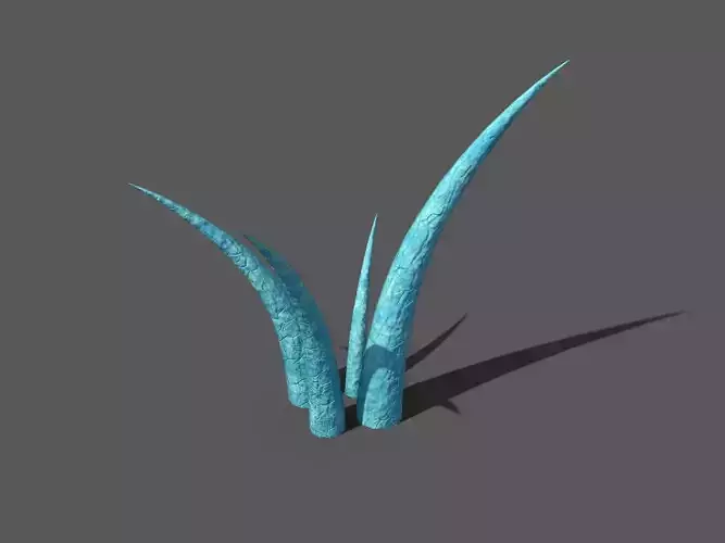 Alien Flora  Low-poly 3D model