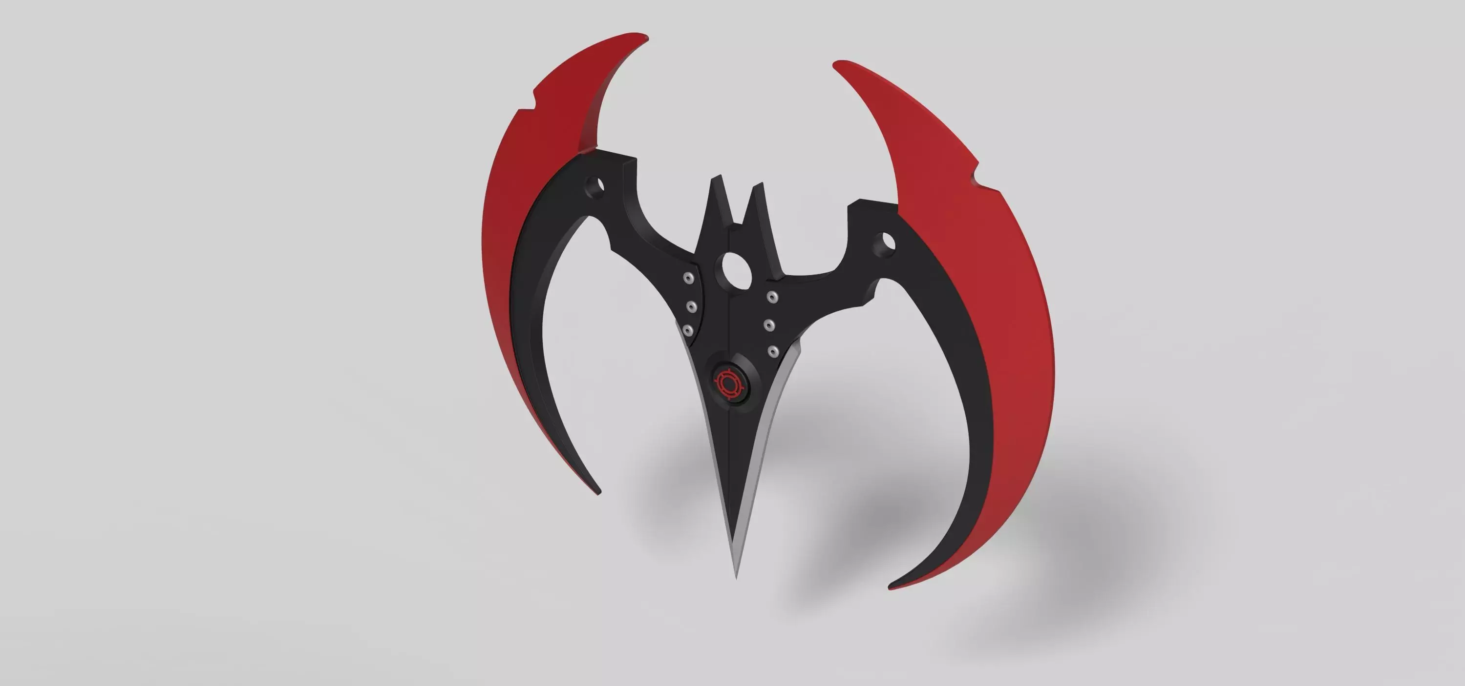 Bat Wing Throwing Blade 3D print model