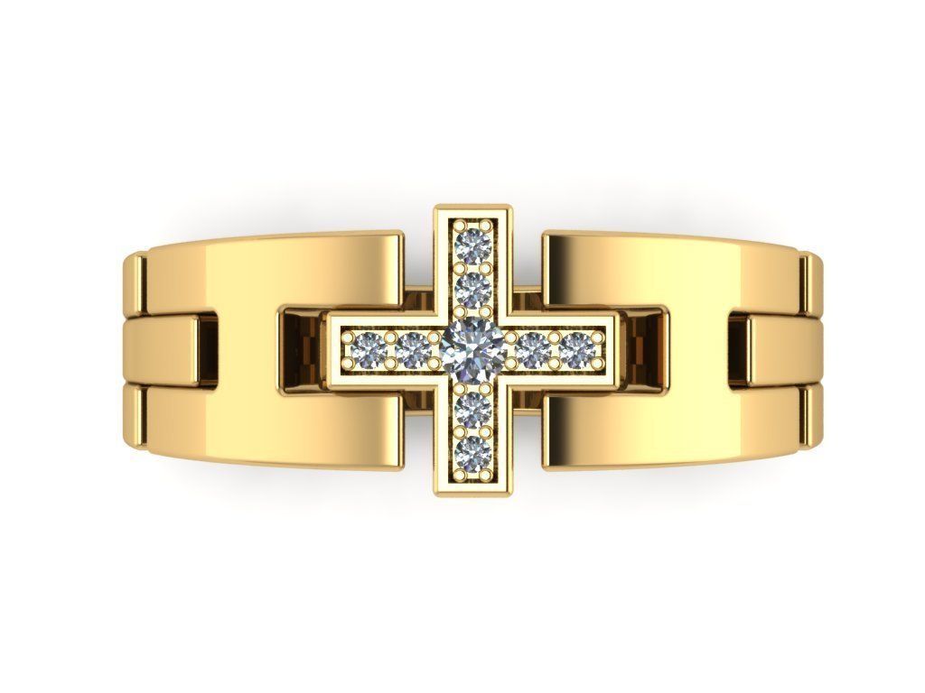 Mens Ring  3D print model_2