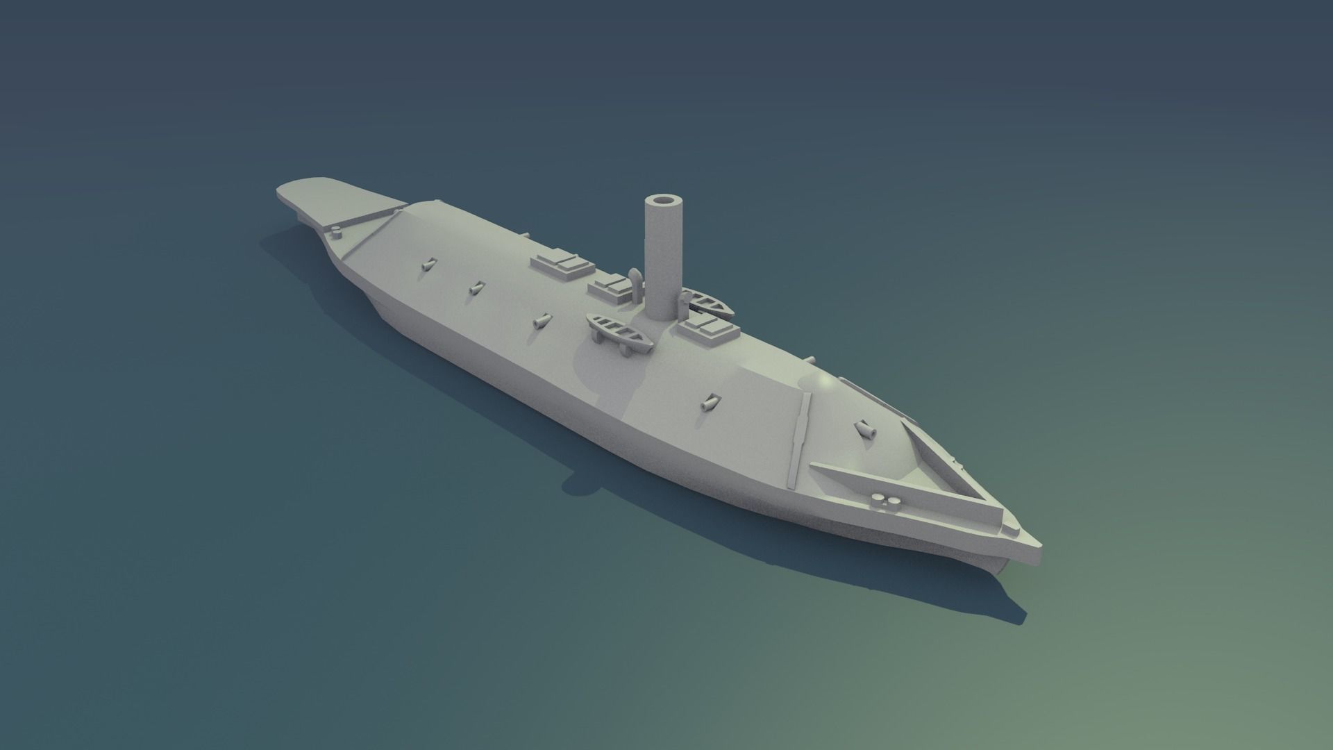 CSS Virginia 1862 3D model 3D printable | CGTrader